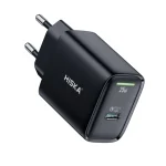 شارژر دیواری هیسکا مدل HISKA H127GAN با توان خروجی 25 وات