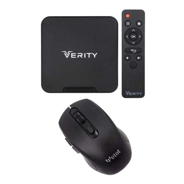 اندروید باکس VERITY مدل V-AB9114A + ماوس بی‌سیم ویلوت مدل WM-W93