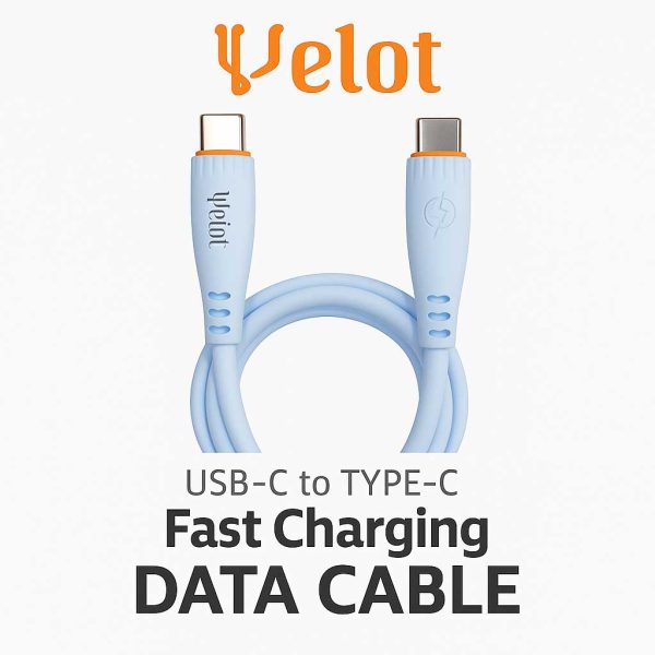 کابل دیتا و شارژ سریع USB-C to TYPE-C Welot مدل W-DC 12